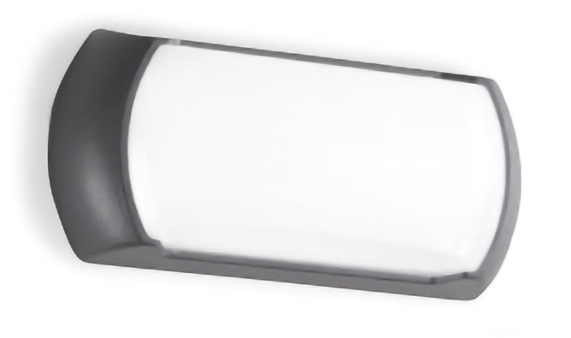 GEALUCE Applique in plastica bianco-antracite IP65 LED GEALUCE Applique in plastica bianco-antracite IP65 LED